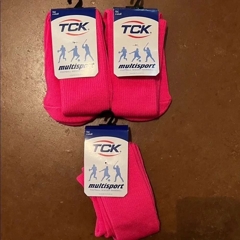 TCK Multisport Bright Pink Athletic Socks